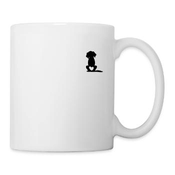 Dog Heart Dog Lover - Dog Puppy Dog Hearts Dog Own - Tasse - Weiß - Rechts