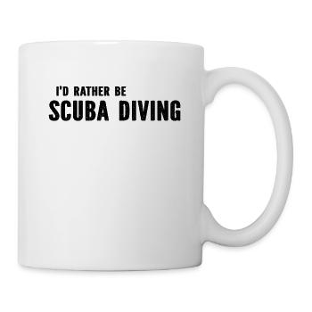Diving Diver - I'd Rather Be Scuba Diving - Mug - white - Right