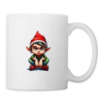 What the Elf - urkomisch lustiger Elf zu Weihnachten - Tasse - Weiß - Rechts