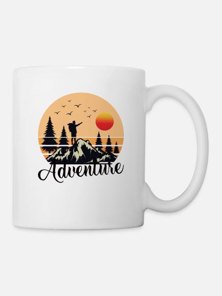 Alpinisme Alpinistes Randonneurs Randonneurs - Mug blanc - blanc