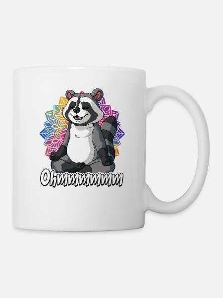 Yoga Ohmmm Namaste - Tasse - Weiß