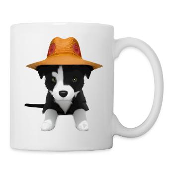 Hundeliebhaber Border Collie Hundehalter Hunde - Tasse - Weiß - Rechts