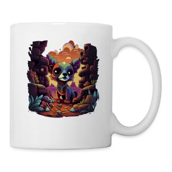 Chihuahua | Gaming Gamer Funny Comic Videogame - Mug - white - Right