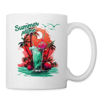 Summer Time Cocktail Beach Retreat - Mug - white - Right