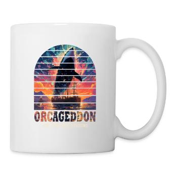 Join the Orca Uprising - Orcageddon: Whale - Tasse - Weiß - Rechts