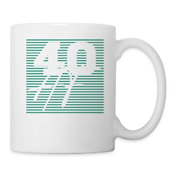 40 Af Sarcastic Birthday - Mug - white - Right