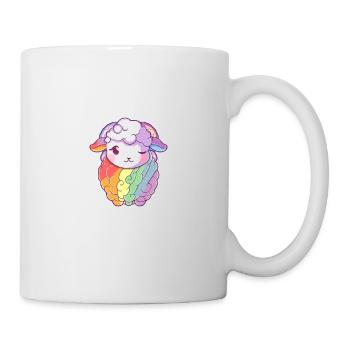 Je suis le mouton arc-en-ciel dans la famille LGBTQ Pride - Mug blanc - blanc - Droite