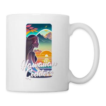surf - deesse hawaiienne - Mug blanc - blanc - Droite