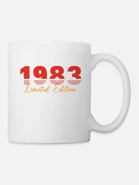Cadeau D’anniversaire Vintage Original 1983 - Mug blanc - blanc