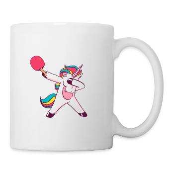 Ping Pong Master Dabbing Unicorn Table Drôle - Mug blanc - blanc - Droite