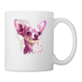 Chihuahua | Pink Jolie Rose Maman Femme ignon - Mug blanc - blanc - Droite