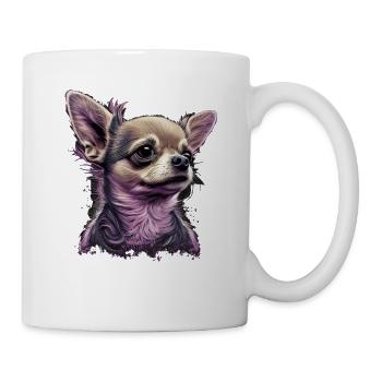 Chihuahua Puppy | Pretty Pink Dog Girly Mom Women - Mug - white - Right