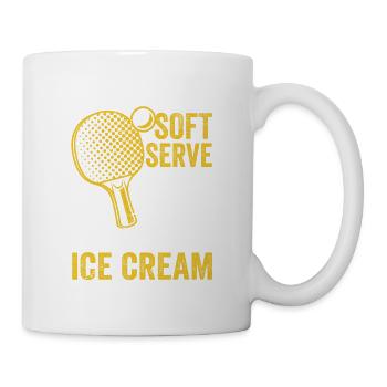 Wenn Sie ein Softeis möchten Tischtennis Ping Pong - Tasse - Weiß - Rechts