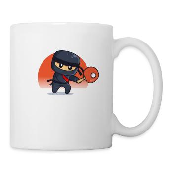 Ping Pong Ninja Ping Pong Tennis de table drôle - Mug blanc - blanc - Droite