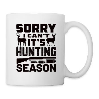 Hunting Hunter Deer Hunting Hunting Sayings - Mug - white - Right