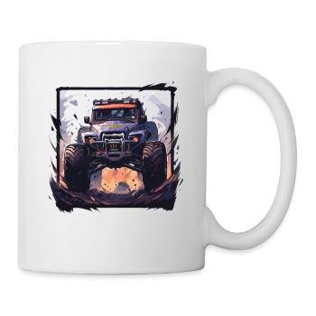 Monster truck - Mug - white - Right