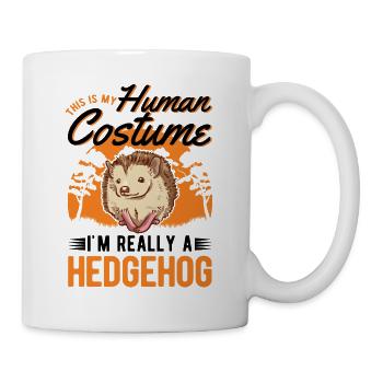 Hérisson Halloween Costume de hérisson - Mug blanc - blanc - Droite