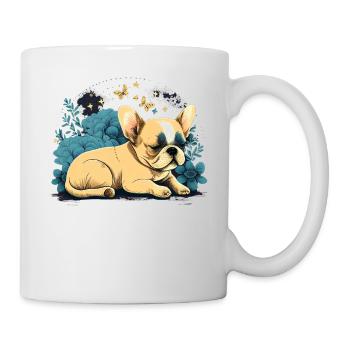 Chihuahua | Schlaf Nacht Pyjama Sonntag Niedlich - Tasse - Weiß - Rechts