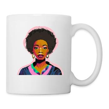 Black Lady - Tasse - Weiß - Rechts