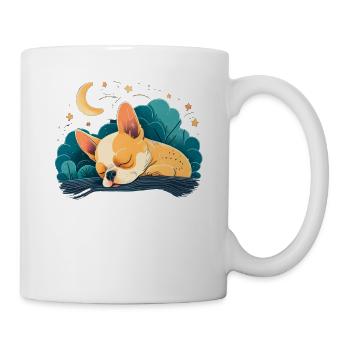 Chihuahua | Schlaf Nacht Pyjama Sonntag Niedlich - Tasse - Weiß - Rechts