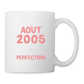 Cadeau Anniversaire août 2005 - Mug blanc - blanc - Droite