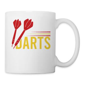 Darts Sport Club, Dartboard, Pfeil Sport Darts - Mug - white - Right