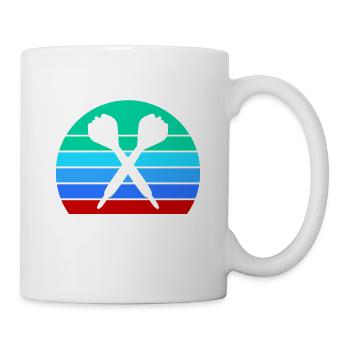 Darts Sport Club, Dartboard, Pfeil Sport Darts - Mug - white - Right