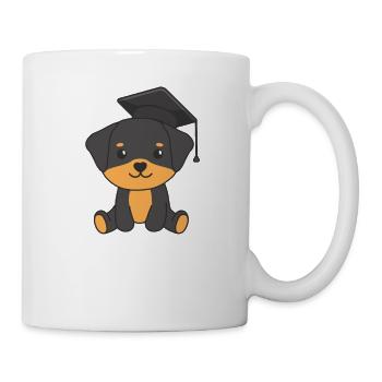 Kids Kindergarten nailed it Rottweiler Graduation - Tasse - Weiß - Rechts