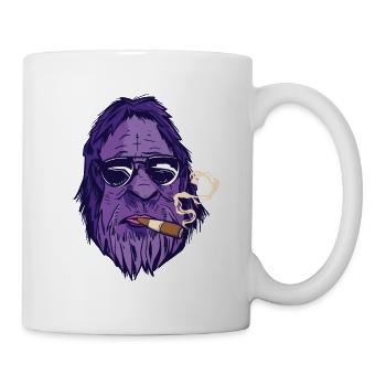 Zigarre Rauchen Zigarren Raucher - Tasse - Weiß - Rechts