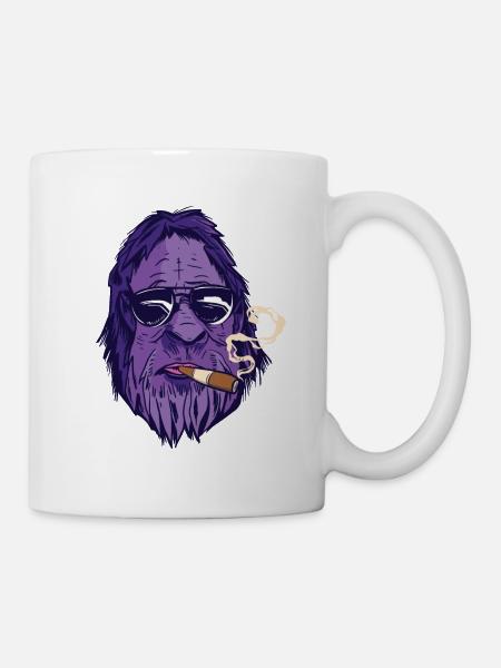 Zigarre Rauchen Zigarren Raucher - Tasse - Weiß