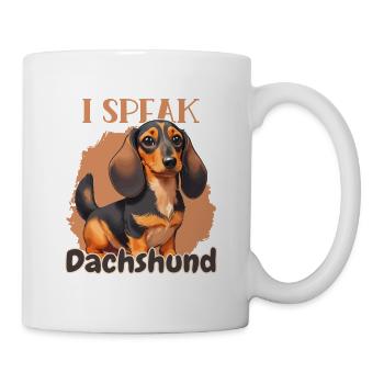 I speak Dachshund - Mug - white - Right