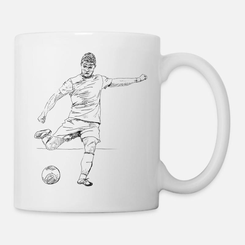 Footballer - Mug - white