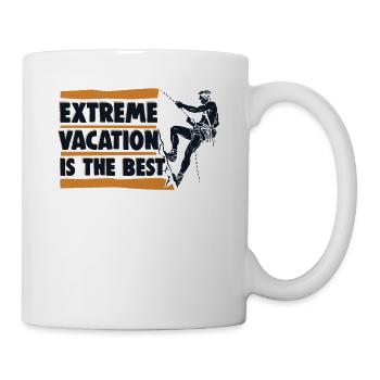 Extreme Vacation Is The Best Sport Climbing - Mug - white - Right