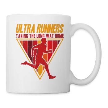 Coureur d’ultramarathon Ultramarathon Trail Running Ges - Mug blanc - blanc - Droite