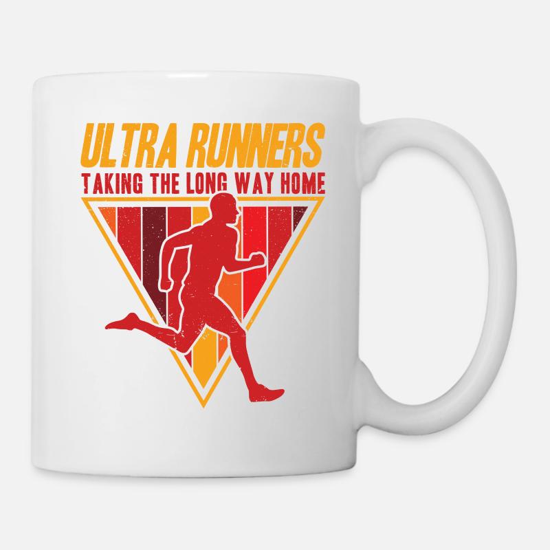 Ultramarathonläufer Ultramarathon Trailrunning Ges - Tasse - Weiß