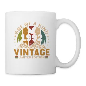 1992 Jahrgang Jahrgang 1992 Geburtstagsgeschenk - Tasse - Weiß - Rechts