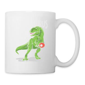Pongasaurus Rex Ping Pong Master Table Drôle - Mug blanc - blanc - Droite