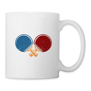 Champion Ping Pong Paddle Balls Funny Table Tennis - Mug - white - Right
