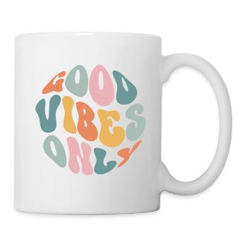 Good Vibes Only - Tasse - Weiß - Rechts