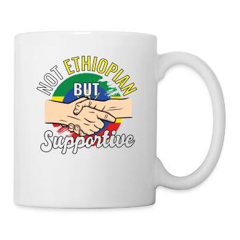 Not Ethiopian But Supportive Country Traveler - Mug - white - Right