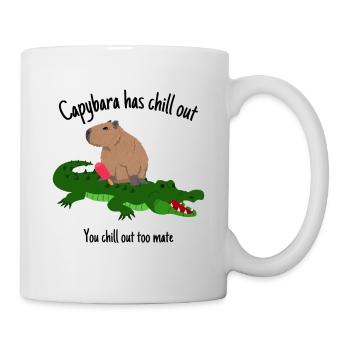 Capybara repose cadeau pour les fans de capybara - Mug blanc - blanc - Droite