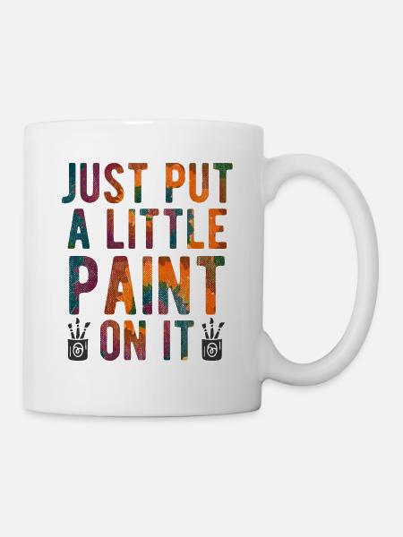 Maler Zeichner für Künstler - Tasse - Weiß