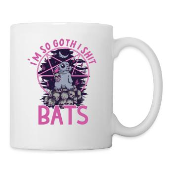 Satan Beelzebub Teufel Gothic Pentagram Mystisch - Tasse - Weiß - Rechts