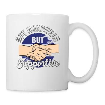 Pas hondurien mais un voyageur de campagne solidaire - Mug blanc - blanc - Droite