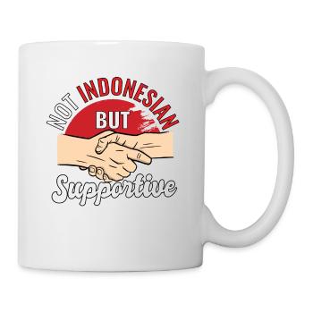 Pas indonésien mais un voyageur de campagne solidaire - Mug blanc - blanc - Droite