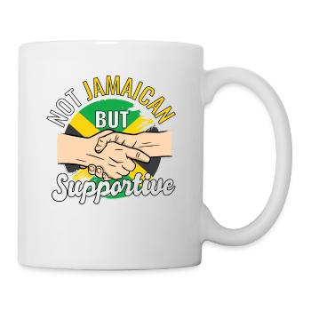 Not Jamaican But Supportive Country Traveler - Mug - white - Right