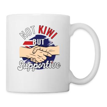 Pas Kiwi mais un voyageur de campagne de soutien Nouveau - Mug blanc - blanc - Droite