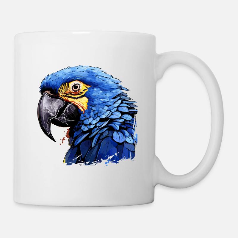 Hyazinth Ara - Tasse - Weiß