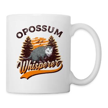 Opossum Whisperer Opossum Whisperer Marsupial - Mug blanc - blanc - Droite