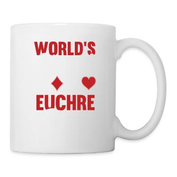 Okayest Euchre Player Game Poker Euchre - Mug - white - Right